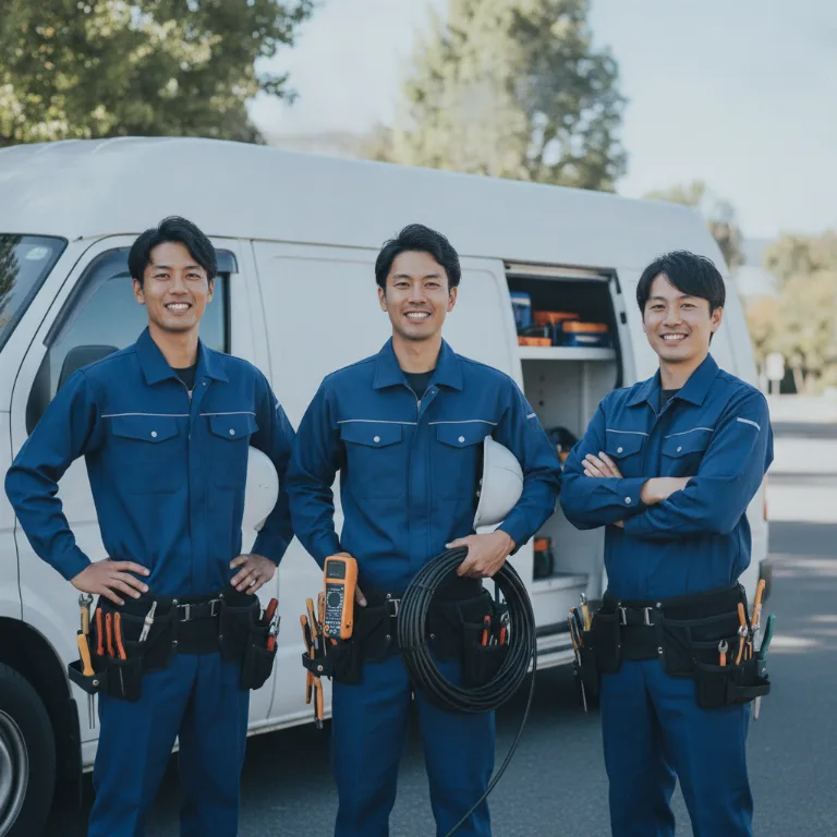 海南市での作業